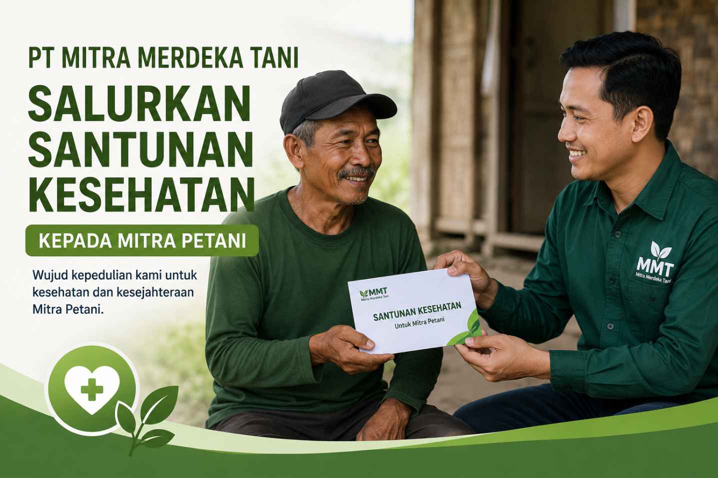 PT Mitra Merdeka Tani Salurkan Santunan Kesehatan kepada Mitra Petani